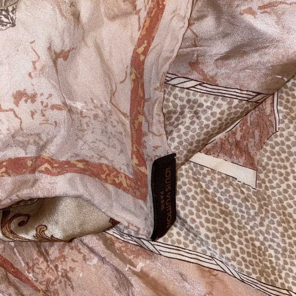 Louis Vuitton 34” Silk Scarf - Picture 4 of 6